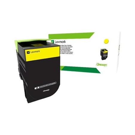 LEXMARK 80C2HYE Toner Lexmark yellow korporacyjny 3000 str. CX410 / CX510 LEXMARK 80C2HYE Toner Lexmark yellow korporacyjny 3000 str. CX410 / CX510