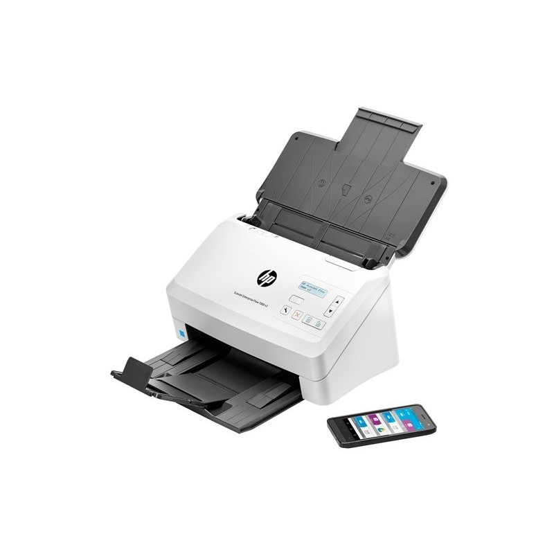 HP ScanJet Enterprise Flow 7000 s3 Sheet-feed Document scanner Duplex 216x3100mm 600dpix600dpi 75ppm ADF 80sheets 7500scans USB HP ScanJet Enterprise Flow 7000 s3 Sheet-feed Document scanner Duplex 216x3100mm 600dpix600dpi 75ppm ADF 80sheets 7500scans USB