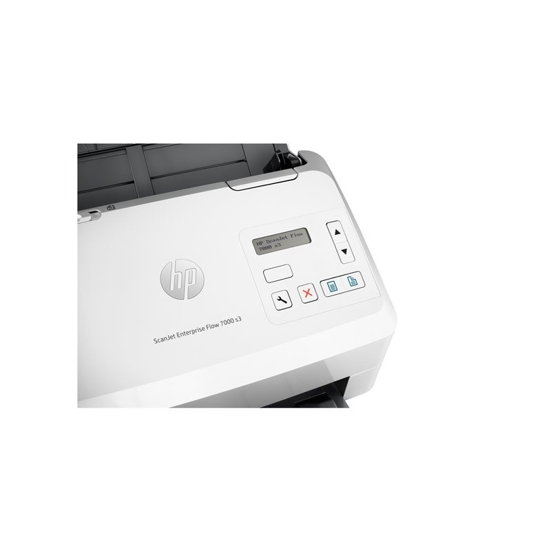 HP ScanJet Enterprise Flow 7000 s3 Sheet-feed Document scanner Duplex 216x3100mm 600dpix600dpi 75ppm ADF 80sheets 7500scans USB HP ScanJet Enterprise Flow 7000 s3 Sheet-feed Document scanner Duplex 216x3100mm 600dpix600dpi 75ppm ADF 80sheets 7500scans USB