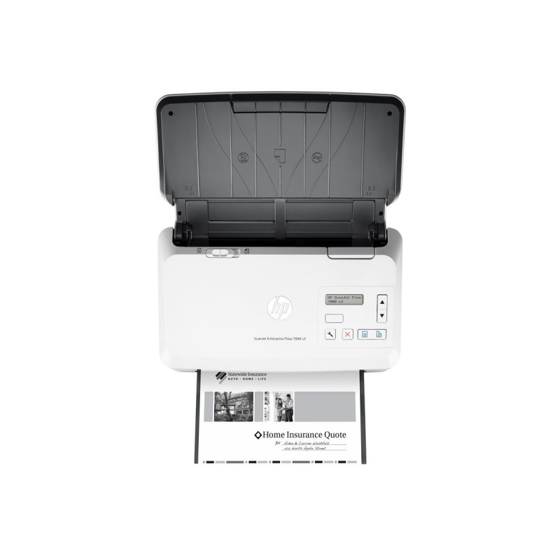 HP ScanJet Enterprise Flow 7000 s3 Sheet-feed Document scanner Duplex 216x3100mm 600dpix600dpi 75ppm ADF 80sheets 7500scans USB HP ScanJet Enterprise Flow 7000 s3 Sheet-feed Document scanner Duplex 216x3100mm 600dpix600dpi 75ppm ADF 80sheets 7500scans USB
