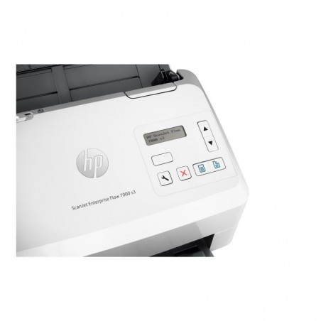 HP ScanJet Enterprise Flow 7000 s3 Sheet-feed Document scanner Duplex 216x3100mm 600dpix600dpi 75ppm ADF 80sheets 7500scans USB HP ScanJet Enterprise Flow 7000 s3 Sheet-feed Document scanner Duplex 216x3100mm 600dpix600dpi 75ppm ADF 80sheets 7500scans USB