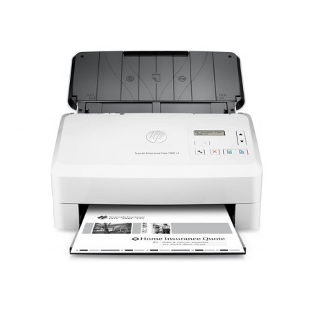 HP ScanJet Enterprise Flow 7000 s3 Sheet-feed Document scanner Duplex 216x3100mm 600dpix600dpi 75ppm ADF 80sheets 7500scans USB HP ScanJet Enterprise Flow 7000 s3 Sheet-feed Document scanner Duplex 216x3100mm 600dpix600dpi 75ppm ADF 80sheets 7500scans USB
