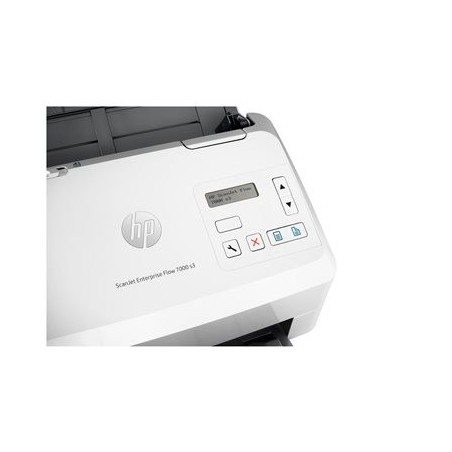 HP ScanJet Enterprise Flow 7000 s3 Sheet-feed Document scanner Duplex 216x3100mm 600dpix600dpi 75ppm ADF 80sheets 7500scans USB HP ScanJet Enterprise Flow 7000 s3 Sheet-feed Document scanner Duplex 216x3100mm 600dpix600dpi 75ppm ADF 80sheets 7500scans USB