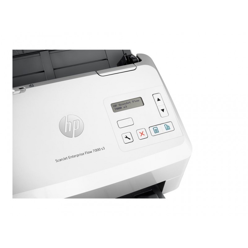 HP ScanJet Enterprise Flow 7000 s3 Sheet-feed Document scanner Duplex 216x3100mm 600dpix600dpi 75ppm ADF 80sheets 7500scans USB HP ScanJet Enterprise Flow 7000 s3 Sheet-feed Document scanner Duplex 216x3100mm 600dpix600dpi 75ppm ADF 80sheets 7500scans USB