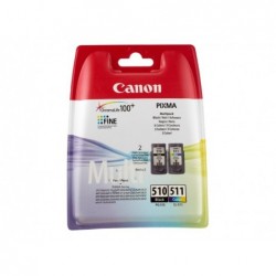 CANON 1LB PG-510 / CL-511 ink cartridge black and colour multipack blister with security