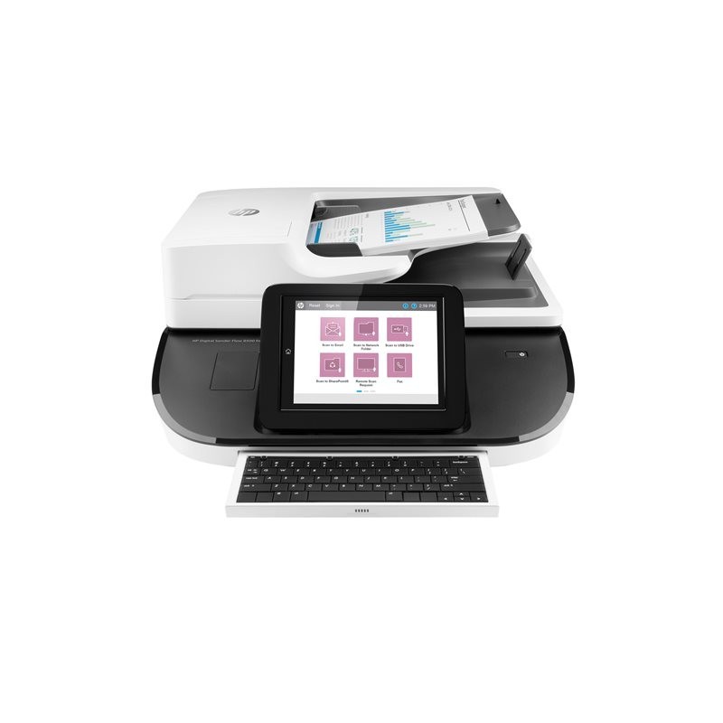 HP Digital Sender Flow 8500fn2 Document scanner CIS Duplex 216x864mm 600dpix600dpi 92ppm ADF 150sheets 10000scans USB LAN HP Digital Sender Flow 8500fn2 Document scanner CIS Duplex 216x864mm 600dpix600dpi 92ppm ADF 150sheets 10000scans USB LAN