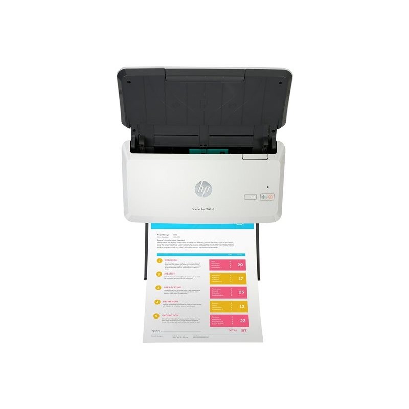HP Scanjet Pro 2000 s2 Sheet-feed Document scanner Duplex 216x3100mm 600dpix600dpi 35ppm mono ADF 50sheets 3500scans