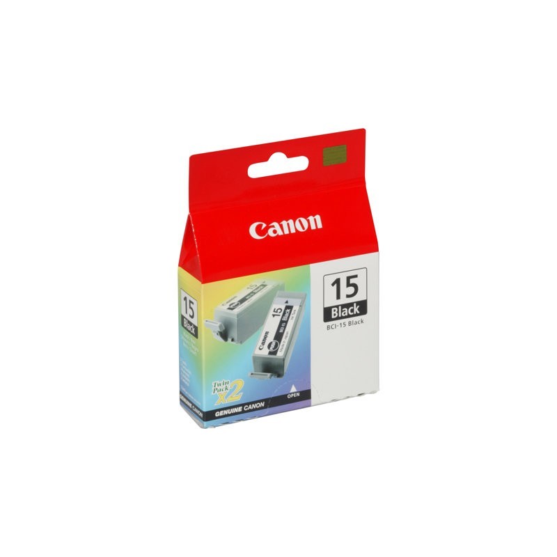CANON 8190A002 Tusz Canon BCI15K black 2x5.6ml i70/i80 CANON 8190A002 Tusz Canon BCI15K black 2x5.6ml i70/i80
