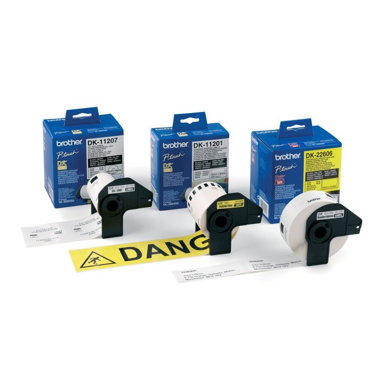 BROTHER DK22606 Taśma Brother Film Yellow Fim tape 62mm x 15.24 M BROTHER DK22606 Taśma Brother Film Yellow Fim tape 62mm x 15.24 M