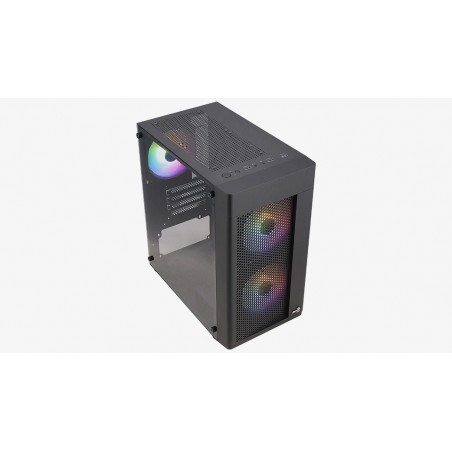Obudowa Hexform TG FRGB USB 3.0 Mini Tower czarna Obudowa Hexform TG FRGB USB 3.0 Mini Tower czarna