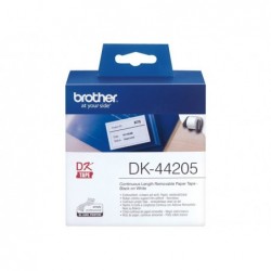 BROTHER DK44205 Brother szalagcimke, nem tapad, 62mm, feher BROTHER DK44205 Brother szalagcimke, nem tapad, 62mm, feher
