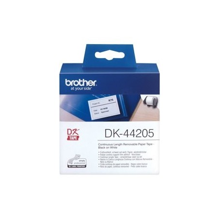 BROTHER DK44205 Brother szalagcimke, nem tapad, 62mm, feher BROTHER DK44205 Brother szalagcimke, nem tapad, 62mm, feher