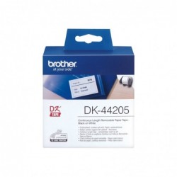 BROTHER DK44205 Brother szalagcimke, nem tapad, 62mm, feher BROTHER DK44205 Brother szalagcimke, nem tapad, 62mm, feher