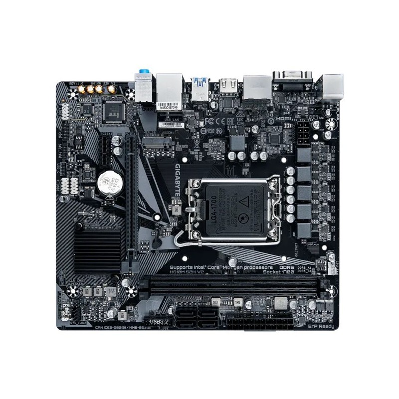 Płyta główna H610M S2H V2 s1700 2DDR 5 DP/HDMI/DSUB M.2 mATX 