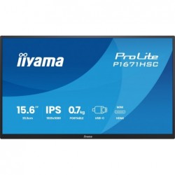 Monitor 15.6 cala P1671HSC-B1 IPS,FHD,miniHDMI,2xUSBC,250cd,8ms,2x1W, 0,7kg Monitor 15.6 cala P1671HSC-B1 IPS,FHD,miniHDMI,2xUSBC,250cd,8ms,2x1W, 0,7kg