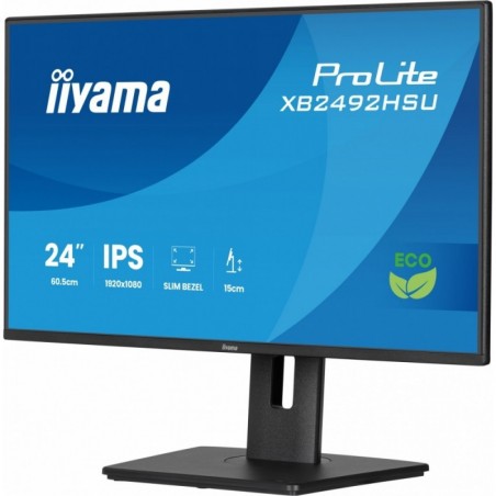 Monitor 24 cali XB2492HSU-B1 IPS,FHD,HDMI,DP,120Hz,300cd,4ms,        cienkie ramki, 1500:1, ErP B, USB HUBx2 