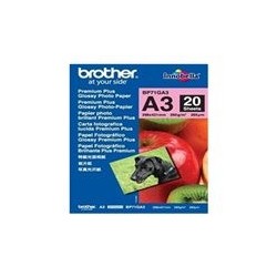 BROTHER BP71GA3 Papier fotograficzny Brother BP71GA3 20ark błyszczący A3