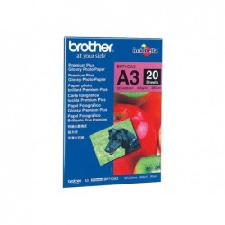 BROTHER BP71GA3 Papier fotograficzny Brother BP71GA3 20ark błyszczący A3