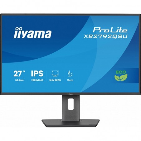 Monitor 27 cali XB2792QSU-B1   IPS,QHD, HAS (150) PIVOT,              120Hz,HDMI,DP, 350cd,1500:1, cienkie ramki, 2xUSB 3.2, ErP