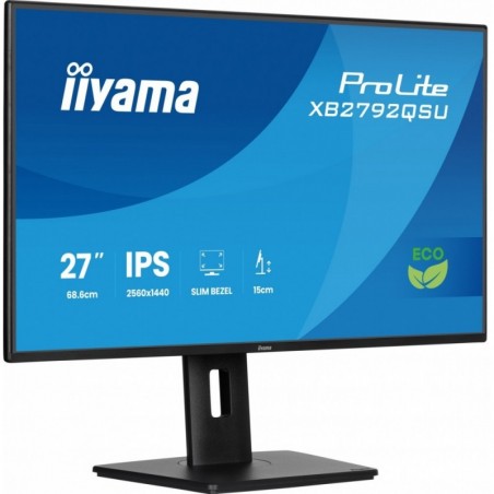 Monitor 27 cali XB2792QSU-B1   IPS,QHD, HAS (150) PIVOT,              120Hz,HDMI,DP, 350cd,1500:1, cienkie ramki, 2xUSB 3.2, ErP