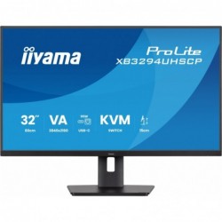 Monitor 31,5 cala XB3294UHSCP-B1.4K,VA,2xHDMI,DP,USB-C dock 95W, PIP,RJ45, 400cd, 2ms, 4xUSB, KVM,Sync,2x5W, HAS (150) PIVOT,