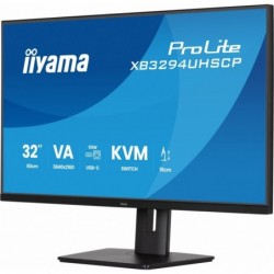 Monitor 31,5 cala XB3294UHSCP-B1.4K,VA,2xHDMI,DP,USB-C dock 95W, PIP,RJ45, 400cd, 2ms, 4xUSB, KVM,Sync,2x5W, HAS (150) PIVOT,