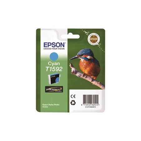 EPSON C13T15924010 Tusz Epson T1592 cyan 17ml Stylus photo R2000 EPSON C13T15924010 Tusz Epson T1592 cyan 17ml Stylus photo R2000