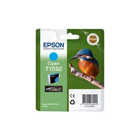 EPSON C13T15924010 Tusz Epson T1592 cyan 17ml Stylus photo R2000 EPSON C13T15924010 Tusz Epson T1592 cyan 17ml Stylus photo R2000