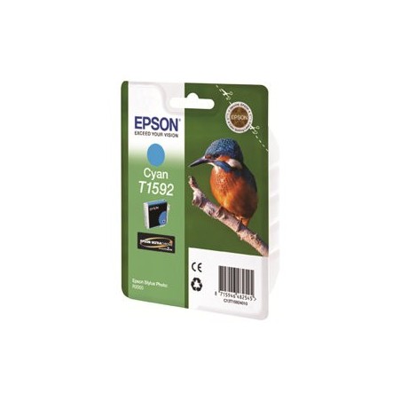 EPSON C13T15924010 Tusz Epson T1592 cyan 17ml Stylus photo R2000 EPSON C13T15924010 Tusz Epson T1592 cyan 17ml Stylus photo R2000