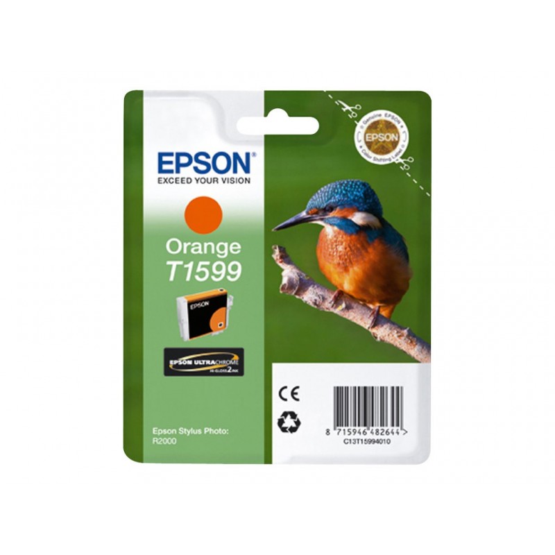 EPSON C13T15994010 Tusz Epson T1599 orange 17ml Stylus photo R2000 EPSON C13T15994010 Tusz Epson T1599 orange 17ml Stylus photo R2000