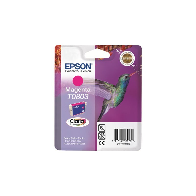 EPSON C13T08034011 Tusz Epson T0803 magenta Stylus photo R265/285/360,RX560/585/685