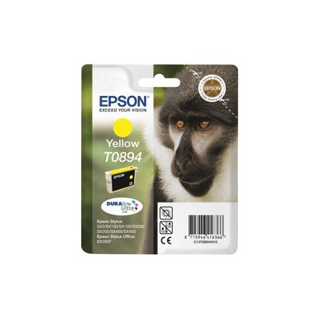 EPSON C13T08944011 Tusz Epson T0894 yellow DURABrite 3.5ml Stylus S20/SX100/SX105/SX200/SX20