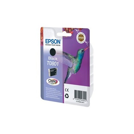 EPSON C13T08014011 Tusz Epson T0801 black Stylus photo R265/285/360,RX560/585/685