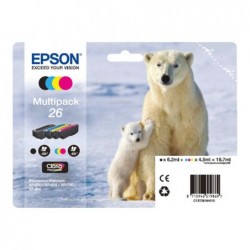 EPSON C13T26164010 Zestaw Epson T2616 CMYK Claria XP-600/700/800