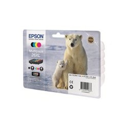 EPSON C13T26364010 Zestaw Epson T2636 XL CMYK Claria Multi Pack XP-600/700/800