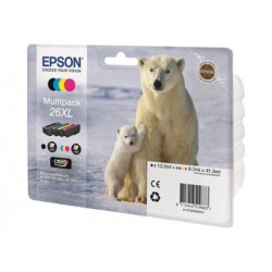 EPSON C13T26364010 Zestaw Epson T2636 XL CMYK Claria Multi Pack XP-600/700/800