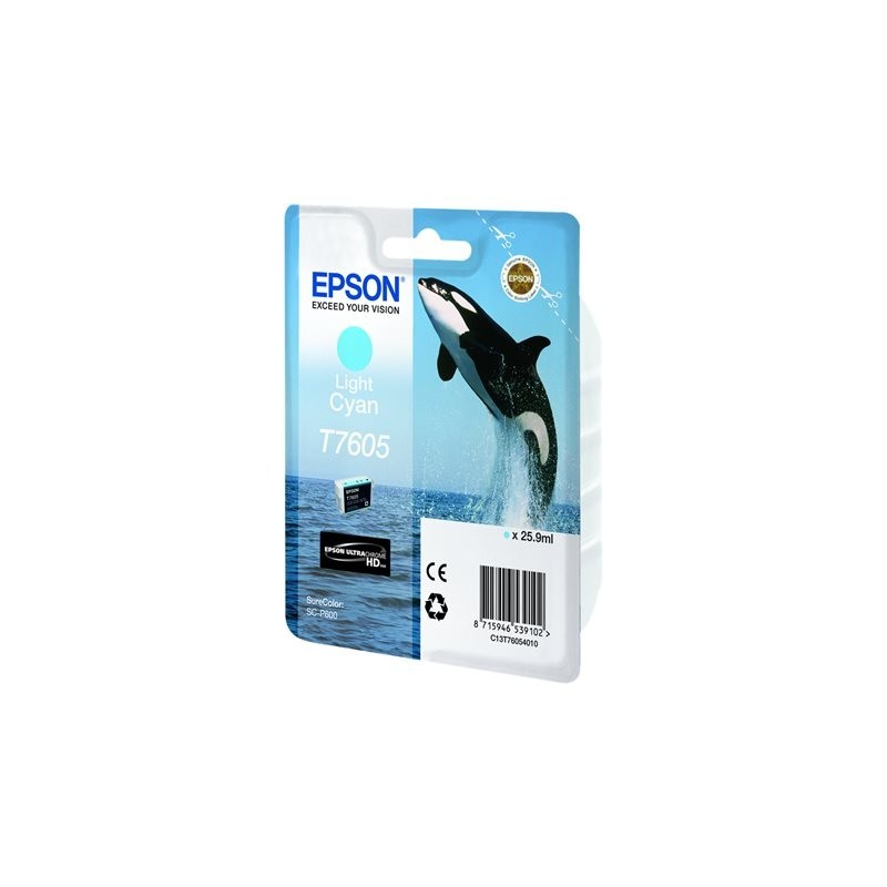 EPSON C13T76054010 Tusz Epson Singlepack light cyan SureColor SC-P600