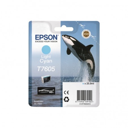 EPSON C13T76054010 Tusz Epson Singlepack light cyan SureColor SC-P600