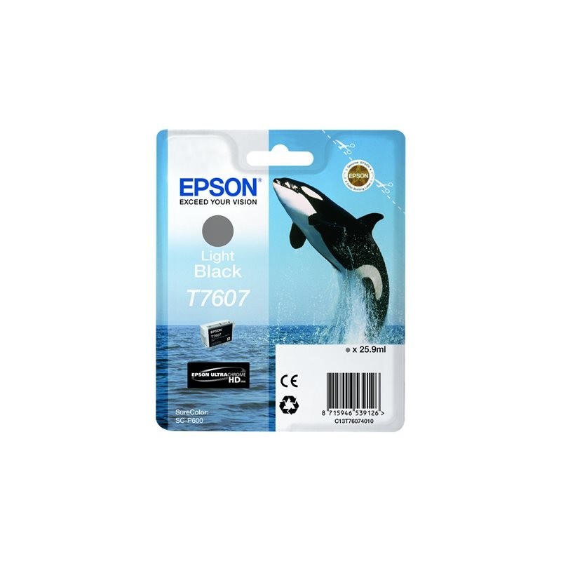 EPSON C13T76074010 Tusz Epson Singlepack light black SureColor SC-P600