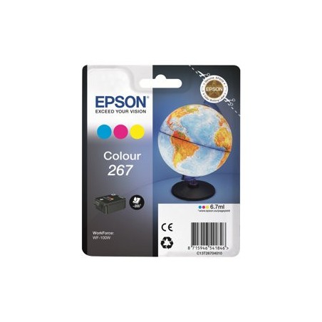EPSON C13T26704010 Tusz Epson color 267 WorkForce WF-100W