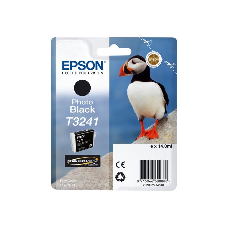 EPSON C13T32414010 Tusz Epson photo black T3241 14,0 ml 4 200 str SureColor SC-P400
