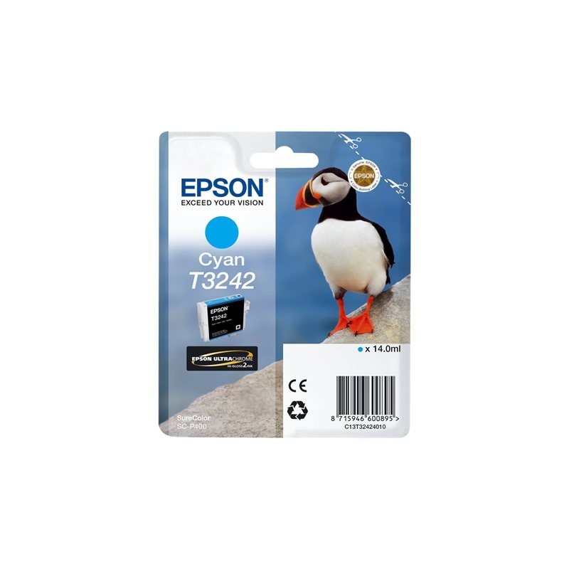 EPSON C13T32424010 Tusz Epson T3242 cyan 14,0 ml 980 str SureColor SC-P400