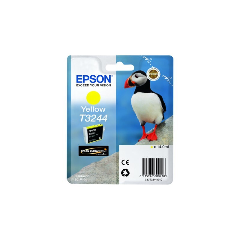EPSON C13T32444010 Tusz Epson T3244 yellow 14,0 ml 980 str SureColor SC-P400