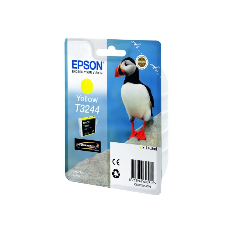 EPSON C13T32444010 Tusz Epson T3244 yellow 14,0 ml 980 str SureColor SC-P400