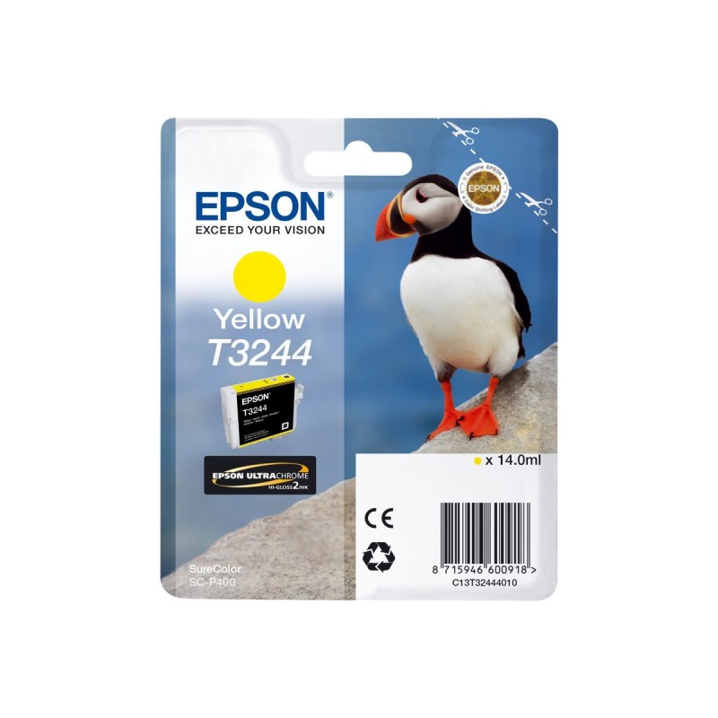 EPSON C13T32444010 Tusz Epson T3244 yellow 14,0 ml 980 str SureColor SC-P400