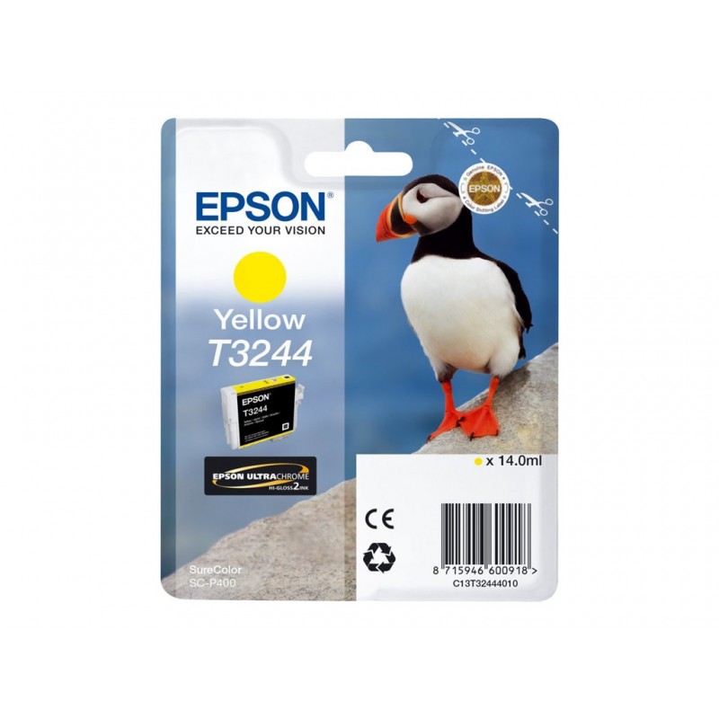 EPSON C13T32444010 Tusz Epson T3244 yellow 14,0 ml 980 str SureColor SC-P400
