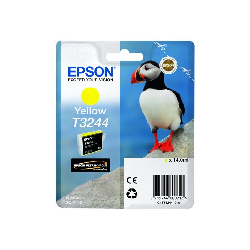 EPSON C13T32444010 Tusz Epson T3244 yellow 14,0 ml 980 str SureColor SC-P400