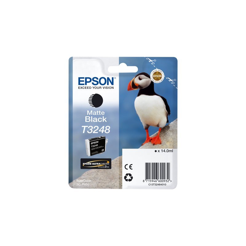 EPSON C13T32484010 Tusz Epson T3248 matte black 14,0 ml 650 str StylSureColor SC-P400