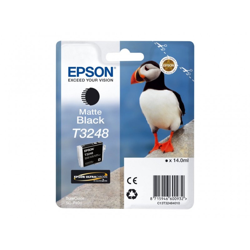 EPSON C13T32484010 Tusz Epson T3248 matte black 14,0 ml 650 str StylSureColor SC-P400