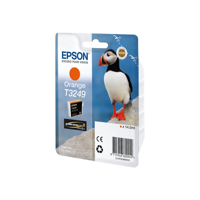 EPSON C13T32494010 Tusz Epson T3249 orange 14,0 ml 980 str SureColor SC-P400
